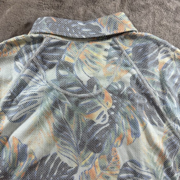 NWT Tommy Bahama Island Zone Polo Shirt Mens L Coasta Brava Performance UPF 30 - Picture 4 of 15